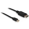 Delock Cable Mini Displayport 1.2 vyriškas > Displayport vyriškas 4K 2,0 m