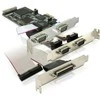Kontrolierius Delock PCie x1 - 4x RS- 232 DB9 + LPT DB25 (89177)