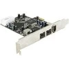 Delock PCI Express kortelė > 2 x išorinė FireWire B + 1 x išorinė FireWire A