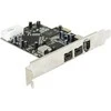 Delock PCI Express kortelė > 2 x išorinė FireWire B + 1 x išorinė FireWire A