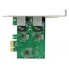 DELOCK PCI EXPRESS X1 2X RJ45 1GB TINKLO KORTELĖ, TAIKYKITE ŽEMUS PROFILIUS