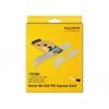KARTA PCI EXPRESS X1->1X SERIAL RS-232 Z ZABEZPIECZENIEM ESD ŹRÓDŁA NAPIĘCIA DELOCK