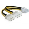 DELOCK Cable PCI Express maitinimo šaltinis 8 kontaktai > 2x5,25 vnt.
