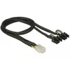 DELOCK PCI Express maitinimo kabelis 6 kontaktų lizdas > 2 x 8 kontaktų kištukas 30 cm