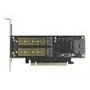 Delock PCI Express x16 kortelė su 1 x M.2 raktu B + 1 x NVMe M.2 raktu M + 1 x mSATA –