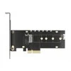 Delock PCI Express x4 kortelė su 1 x vidine NVMe M.2 Key M su šilumos šalintuvu