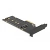 Delock PCI Express x4 kortelė su 1 x vidine NVMe M.2 Key M su šilumos šalintuvu