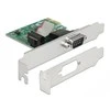Delock PCIe x1 Serial 1x + Žemo profilio