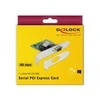 Delock PCIe x1 Serial 1x + Žemo profilio