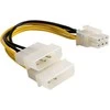 DELOCK maitinimo laidas PCI Express kortelei 15cm