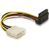 DELOCK Adaptor Power SATA HDD 90 Grad zu 4pin/St