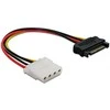 Kabelis Delock 60115 SATA-MOLEX M/F 12cm