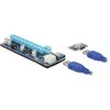 Delock Riser PCI Express Karte x1 > x16 mit 60cm USB Kabelis