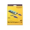 Delock Riser PCI Express Karte x1 > x16 mit 60cm USB Kabelis