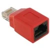 DELOCK NICz RJ45 Crossover Adapt. Bu-St kompaktiškas