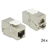 Delock Keystone RJ45 lizdas > LSA be įrankių Cat.6A