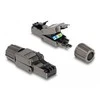 DELOCK RJ45 jungtis Cat.8.1 STP be įrankių