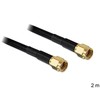 Delock antenos kabelis RP-SMA kištukas > RP-SMA kištukas LMR195 2 m