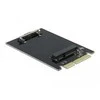 Delock SATA 22 Pin Stecker zu mSATA Slot Adapteris
