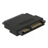 Delock Adapteris SATA 22 kontaktų lizdas su kištuku su fiksavimo funkcija – prievado taupymo funkcija