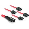 DELOCK Cable SAS intern 36pin-4x SATA 1m(B)