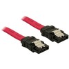 DELOCK SATA laidas 50cm tiesus/tiesus Metalinis