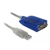 Delock Szeregowy Adapteris kablowy USB 2.0 Typ-A do RS-422/485 DB9 ESD ochrona 15 kV ochrona przed przepięciami 600 W rozszerzony zakres temperatur
