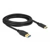 Delock SuperSpeed USB (USB 3.2 Gen 1) kabelis Type-A į USB Type-C™ 3 m