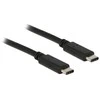 DELOCK Cable USB Type-C2.0 male > USB Type-C2.0 male 1 m juodas