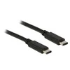 DELOCK Cable USB Type-C2.0 male > USB Type-C2.0 male 1 m juodas