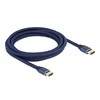 Delock Dujotiekis Ultra High Speed HDMI kabelis 48 Gb ps 8K 60 Hz mėlynas 3 m