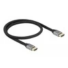 Delock Ultra High Speed HDMI kabelis 48 Gbps 8K 60 Hz pilkas 0,5 m sertifikuotas