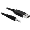 Delock Konverter USB 2.0 Stecker > Seriell-TTL 3,5 mm Klinke 1,8 m (3,3 V)