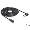 DeLOCK USB2.0 A 90 °> Micro-B 5m