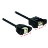 „Delock Cable USB 2.0 Type-B“ lizdas > „USB 2.0 Type-A“ lizdas, 25 cm