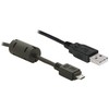 DELOCK kabelis USB2.0-A kištukas prie USB-micro B kištuko 1m