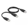 Delock USB 2.0 Kabelis Typ-A zu 2 x Typ-A 70 cm