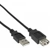 USB kabelis Delock USB-A - USB-A 0,5 m Juodas (83401)