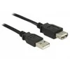 USB kabelis Delock USB-A - USB-A 0,5 m Juodas (83401)