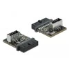 Delock Fuj: tech USB 3.0 19 kontaktų / USB 3.2 Gen1 Type-E adapteris pagrindinei plokštei