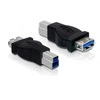 USB adapteris Delock USB adapteris - USB- B Juodas (65179)