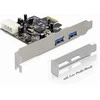 Kontroleris Delock PCIE 2.0 x1 – 2x USB 3.0 (89241)