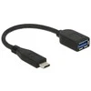 Delock adapteris USB 3.1 Gen 2 USB Type-C™ vyriškas > USB Type-A, 10 cm