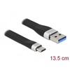 Delock DELOCK USB 3.2Gen1 FPC Flachbandkabel USB jutiklis A > C 13,5cm
