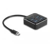 Delock USB-C šakotuvas su keturiomis USB-A jungtimis