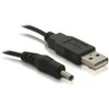 Delock USB į DC maitinimo laidas