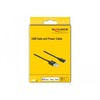 „Delock“ USB kabelis USB-A – „Lightning 1 m Juodas“ (83002)