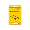 „Delock“ USB kabelis USB-A – „Lightning 1 m Juodas“ (83002)