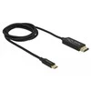 Delock Atrakinimo kabelis USB Type-C™ kištukas > HDMI-A kištukas DP-Alt režimas 4K 60 Hz 1 m