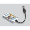 Delock kabelis USB micro-B kištukas > USB 2.0-A moteriškas OTG lankstus 15 cm